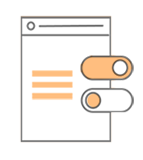 Drawing of an online claim form.